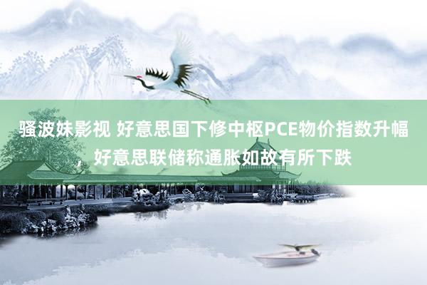 骚波妹影视 好意思国下修中枢PCE物价指数升幅，好意思联储称通胀如故有所下跌